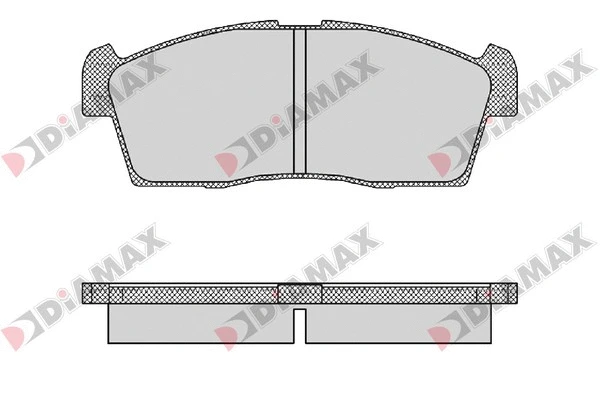 Kit de plaquettes de frein, frein à disque DIAMAX N09444