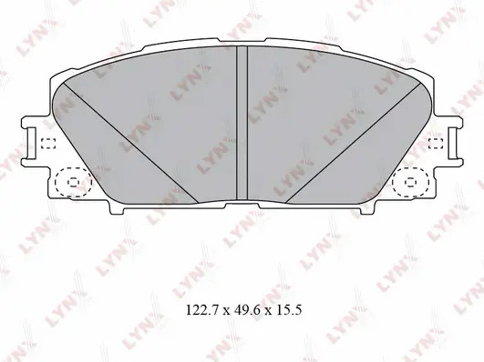 Kit de plaquettes de frein, frein à disque LYNXAUTO BD-7550
