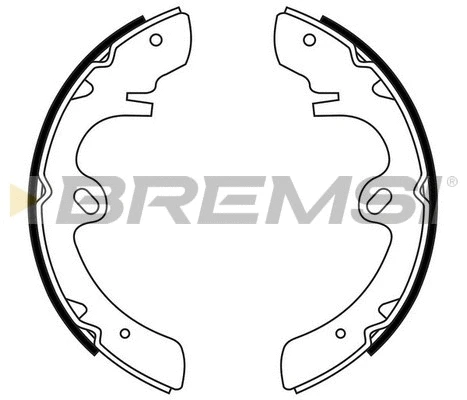 Jeu de mâchoires de frein BREMSI GF0847