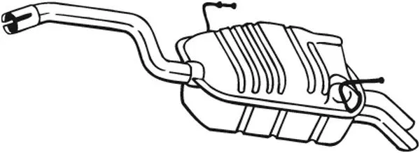 Silencieux arrière BOSAL 190-903