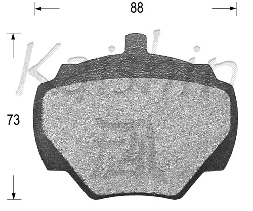 Kit de plaquettes de frein, frein à disque KAISHIN FK5300