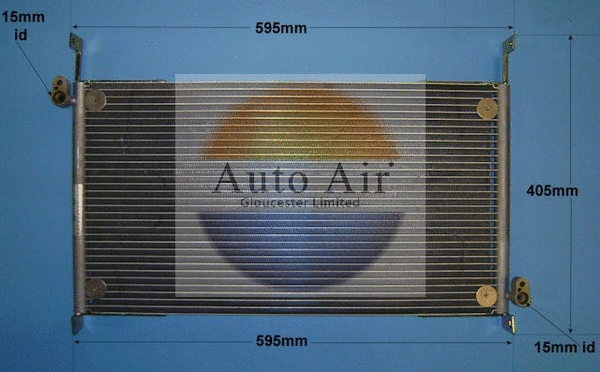 Condenseur, climatisation AUTO AIR GLOUCESTER 16-9774
