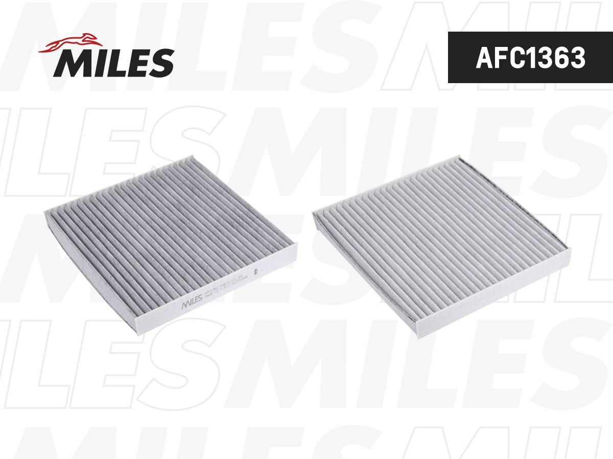 Filtre, air de l'habitacle MILES AFC1363