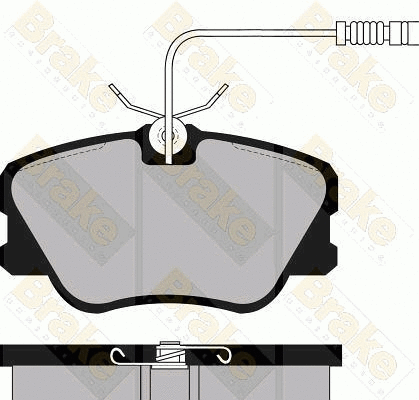Kit de plaquettes de frein, frein à disque Brake ENGINEERING PA532