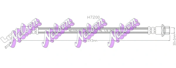 Flexible de frein KAWE H7200