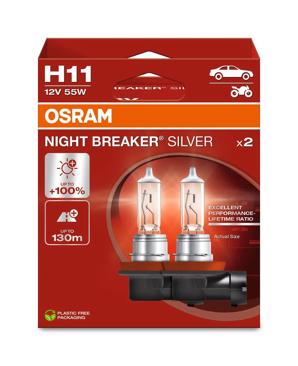 Ampoule, projecteur longue portée ams-OSRAM 64211NBS-2HB