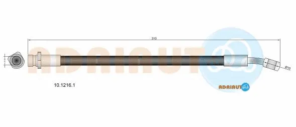 Flexible de frein ADRIAUTO 10.1216.1