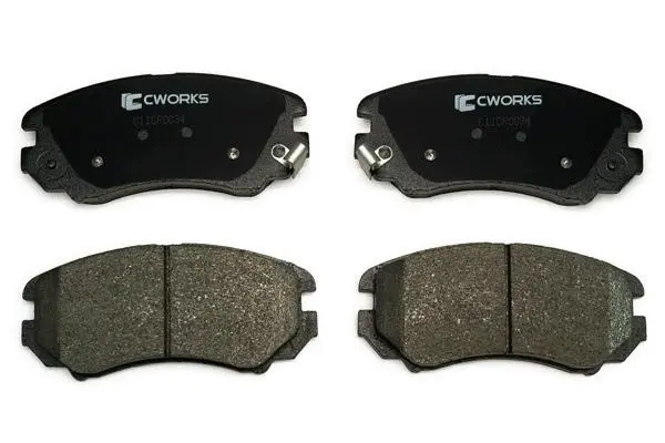 Kit de plaquettes de frein, frein à disque CWORKS C11CR0034