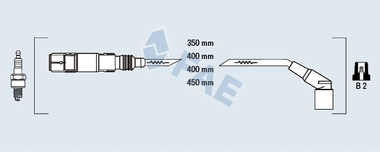 Kit de câbles d'allumage FAE 85955