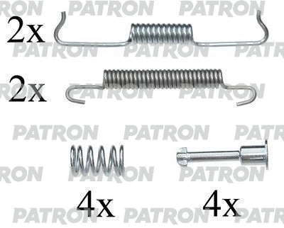 Kit d'accessoires, mâchoires de frein de stationnement PATRON PSRK0065