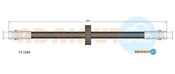 Flexible de frein ADRIAUTO 13.1284