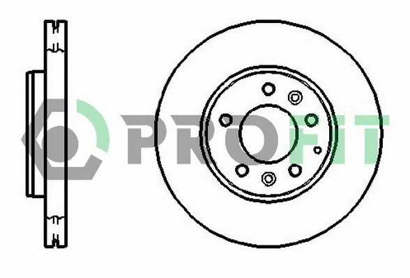 Disque de frein PROFIT 5010-1210