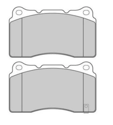 Kit de plaquettes de frein, frein à disque FREMAX FBP-1554