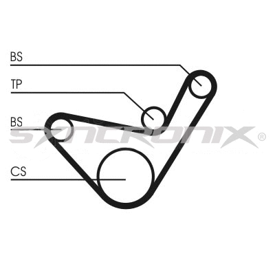 Kit de courroie crantée SYNCRONIX SY2101152