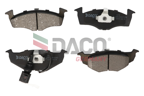 Kit de plaquettes de frein, frein à disque DACO Germany 324778