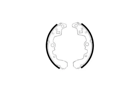Jeu de mâchoires de frein E.T.F. 09-0388