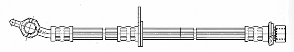 Flexible de frein CEF 512343