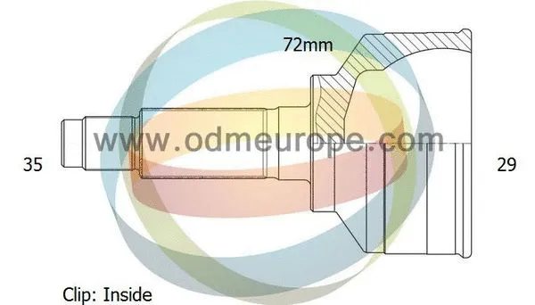 Jeu de joints, arbre de transmission 4X4 ESTANFI EST-12-161916
