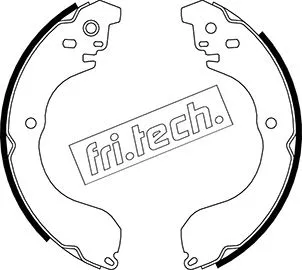 Jeu de mâchoires de frein fri.tech. 1067.199