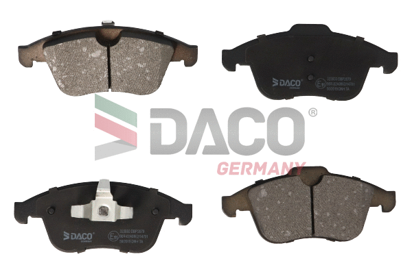 Kit de plaquettes de frein, frein à disque DACO Germany 323033