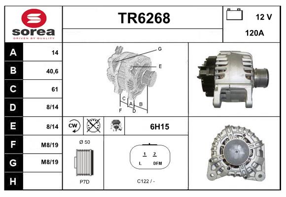 Alternateur SERA TR6268
