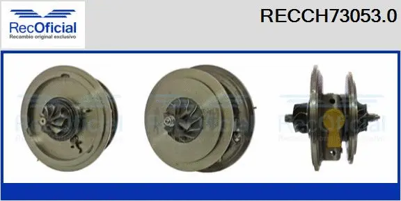 Groupe carter, turbocompresseur RECOFICIAL RECCH73053.0