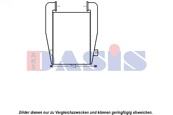 Refroidisseur d'air de suralimentation AKS DASIS 137004N