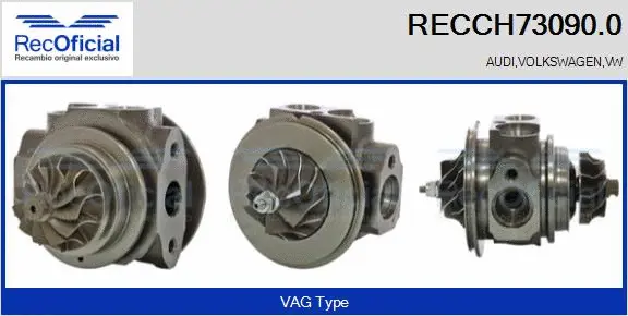 Groupe carter, turbocompresseur RECOFICIAL RECCH73090.0
