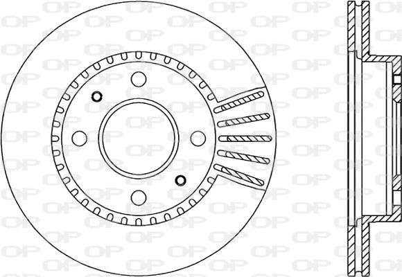Disque de frein OPEN PARTS BDR1707.20