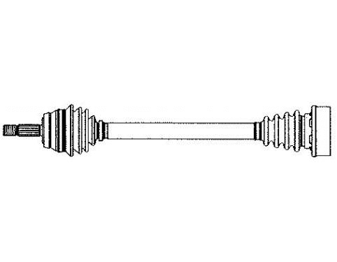 Arbre de transmission MTR 12164036