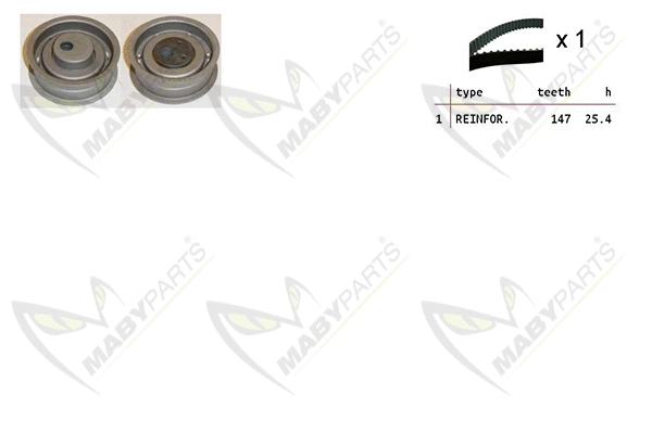 Kit de courroie crantée MABYPARTS OBK010262