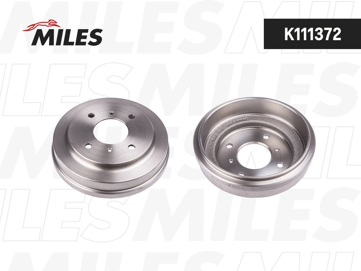 Tambour de frein MILES K111372