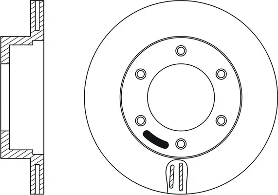 Disque de frein FIT FR0115V