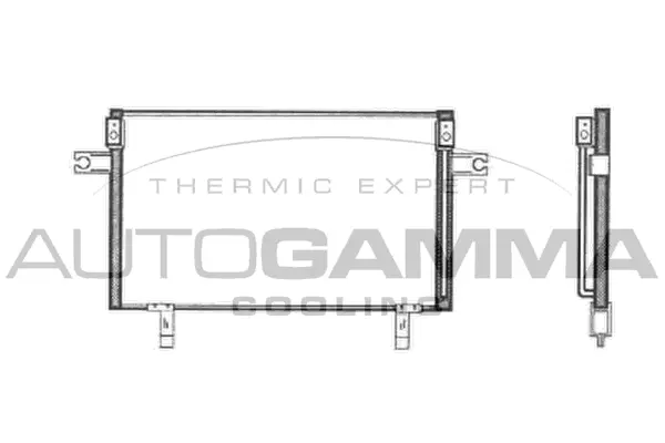 Condenseur, climatisation AUTOGAMMA 105019