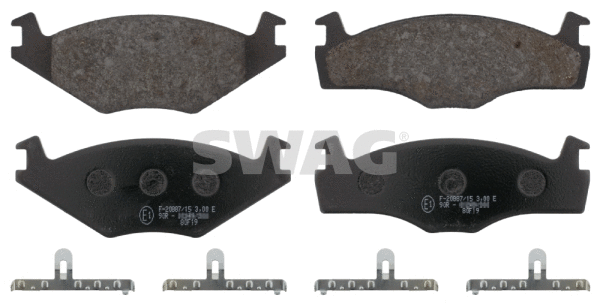 Kit de plaquettes de frein, frein à disque SWAG 30 91 6076