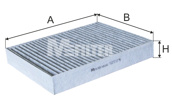 Filtre, air de l'habitacle MFILTER K 9116C