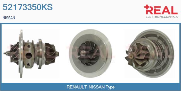 Groupe carter, turbocompresseur REAL 52173350KS