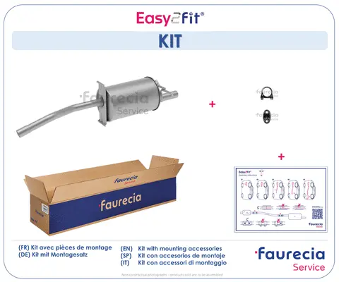 Silencieux arrière Faurecia FS16005
