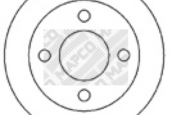 Disque de frein MAPCO 45503