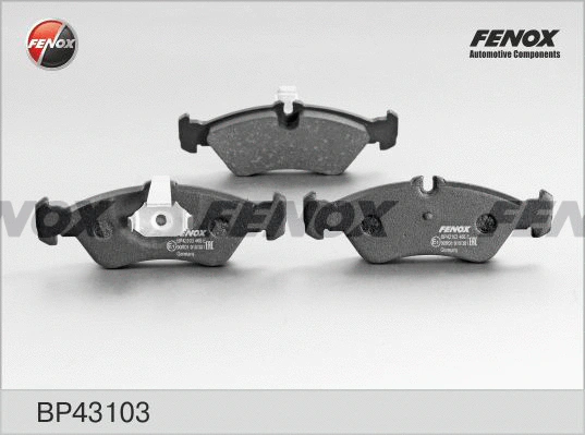 Kit de plaquettes de frein, frein à disque FENOX BP43103