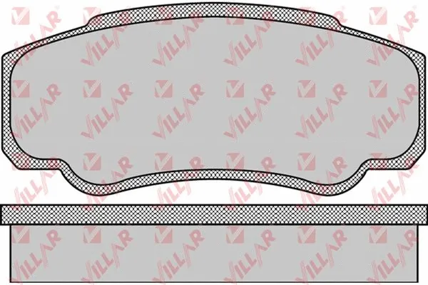 Kit de plaquettes de frein, frein à disque VILLAR 626.0885