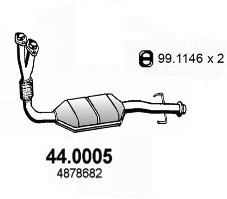 Catalyseur ASSO 44.0005