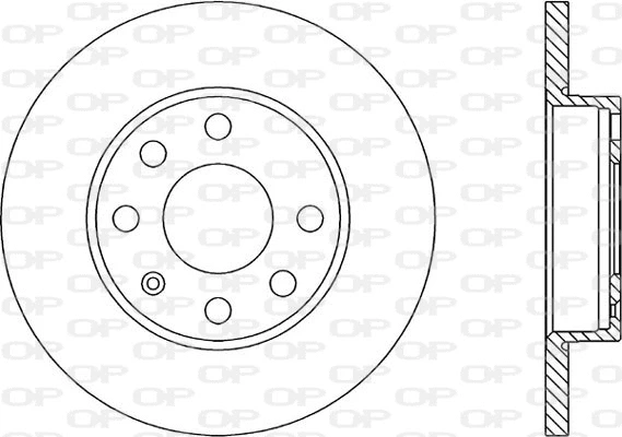 Disque de frein OPEN PARTS BDA1403.10