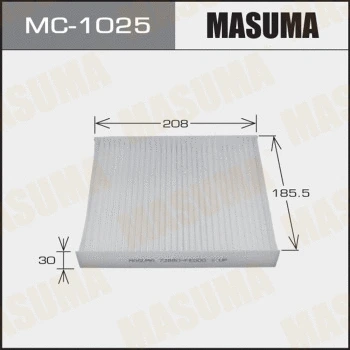 Filtre, air de l'habitacle MASUMA MC-1025