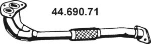 Tuyau d'échappement EBERSPÄCHER 44.690.71