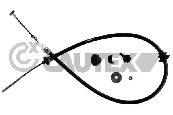 Tirette à câble, commande d'embrayage CAUTEX 018074