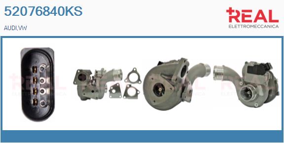 Turbocompresseur, suralimentation REAL 52076840KS