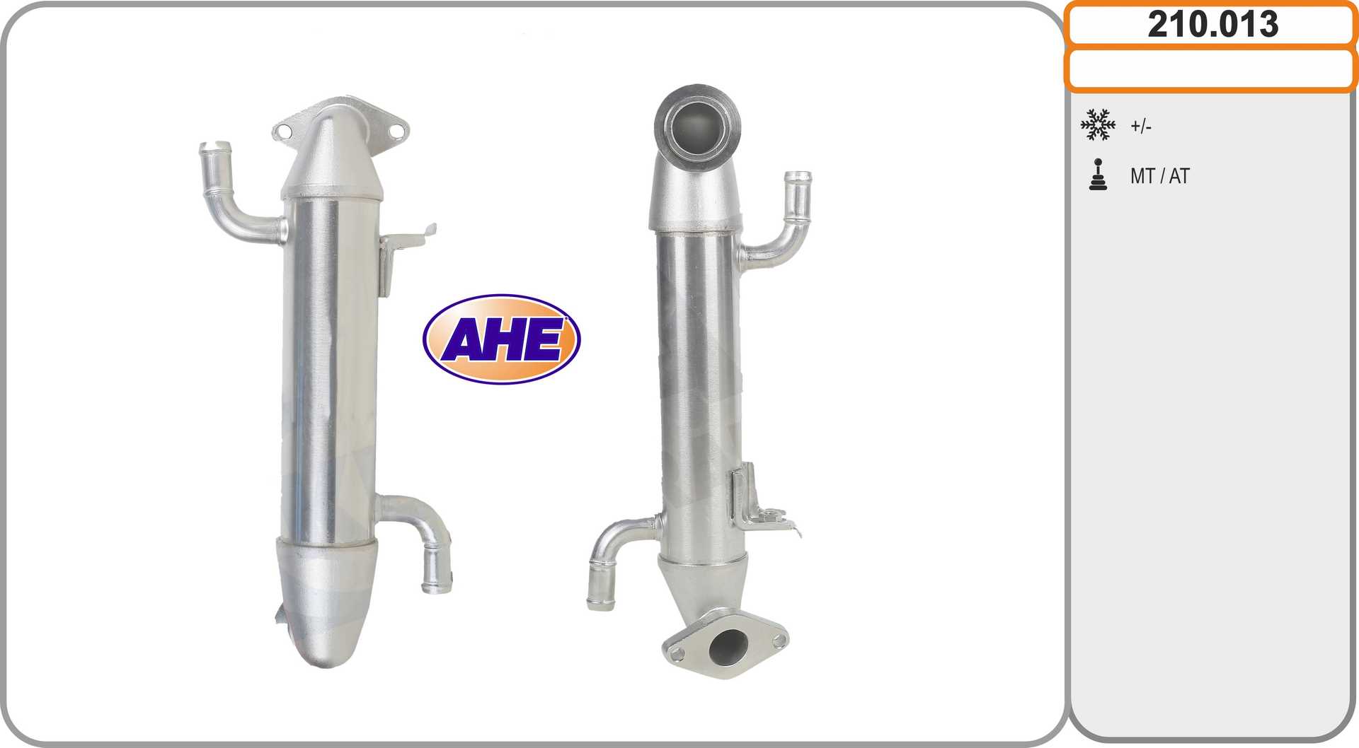 Radiateur, réaspiration des gaz d'échappement AHE 210.013