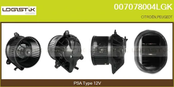 Pulseur d'air habitacle LGK 007078004LGK