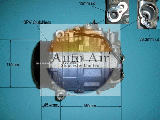 Compresseur, climatisation AUTO AIR GLOUCESTER 14-6256P